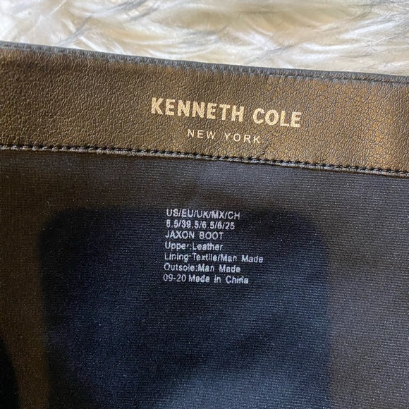 Kenneth Cole Sleek Black Heeled Boots - Picture 9 of 11